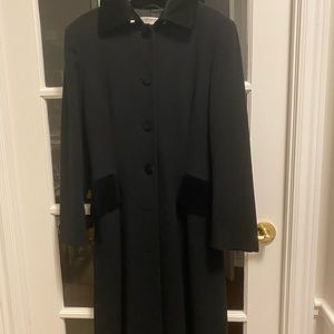 Woolen coat Olsen Collection, black, size S-M